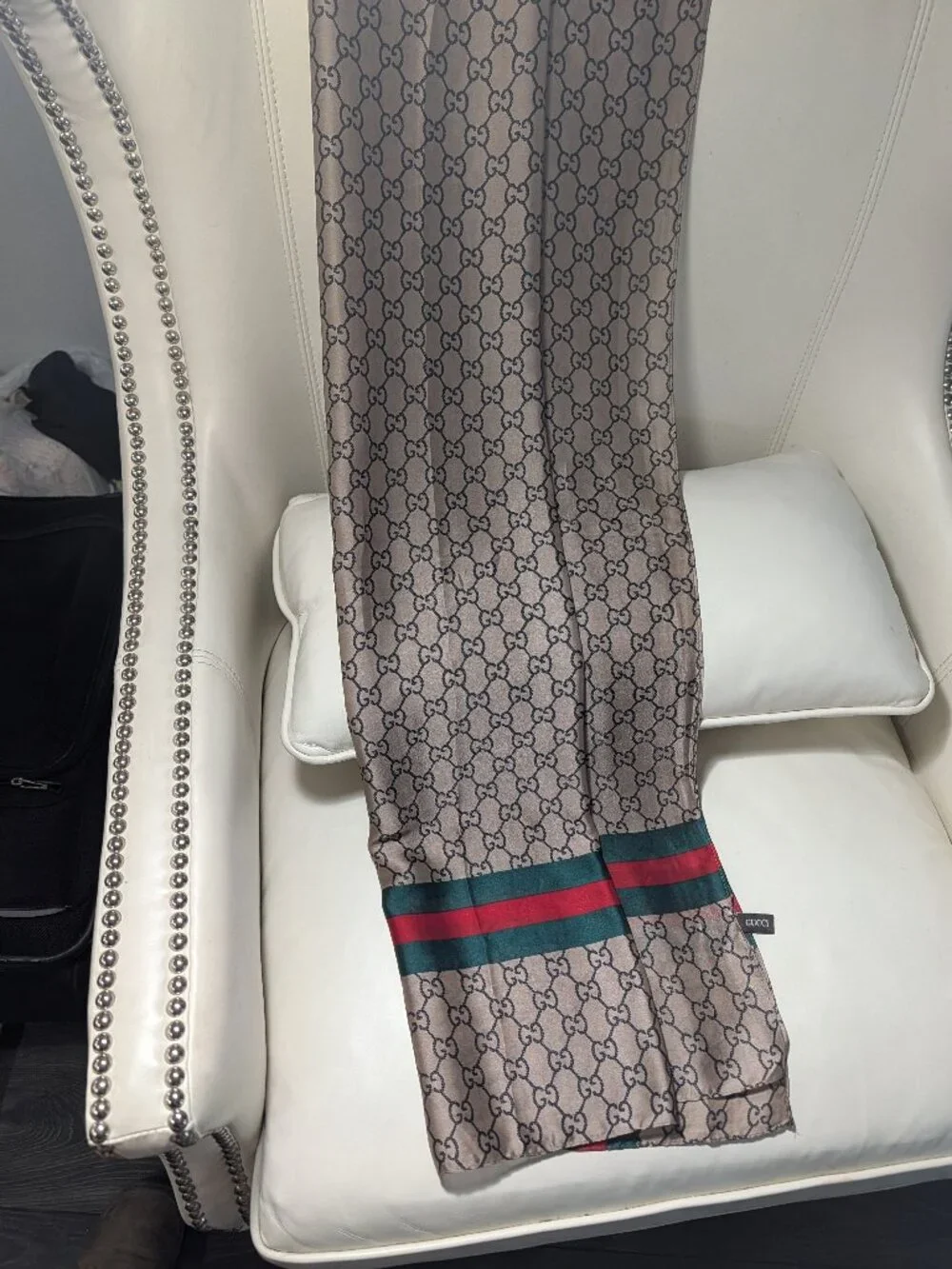 New Gucci Silk Scarf
